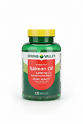 Spring Valley Aceite de Salmón Noruego 1,000mg – 120 Softgels | Salud Cardiovascular