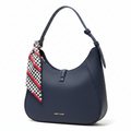 Bolsa Anne Klein Azul Marino Hobo + Pañuelo Decorativo