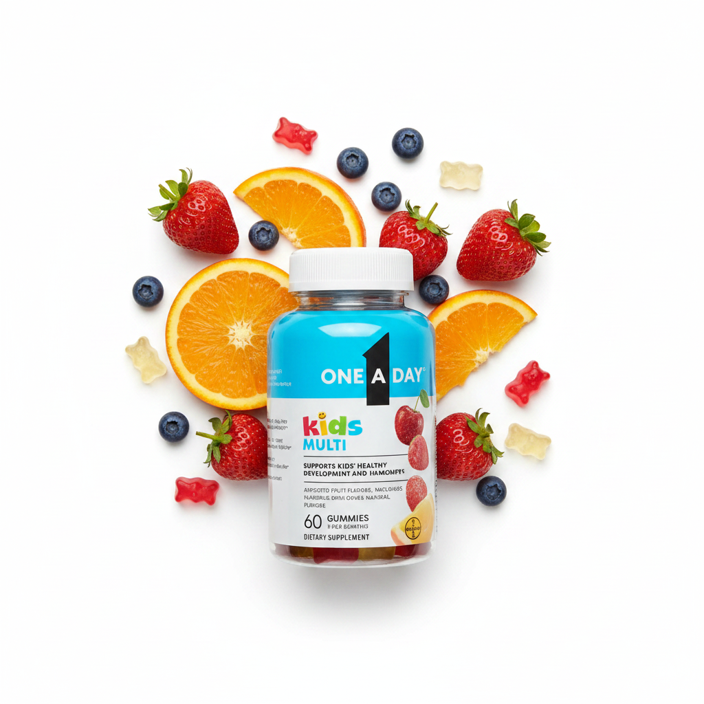 One A Day Kids Multi Gummies con frutas