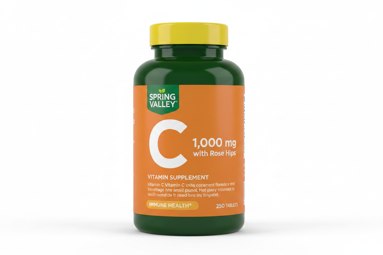 Spring Valley Vitamina C 1000mg foto de producto profesional